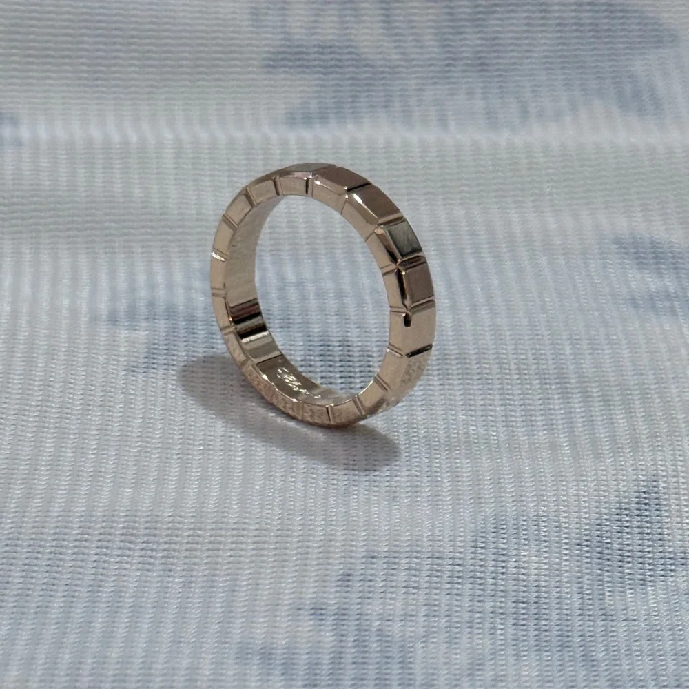 Chopard Rose Gold Faceted Band Ring
